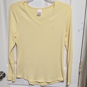 No Boundaries Cream Ribbed Top